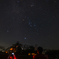 星空の下で