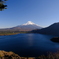 本栖湖からの富士山