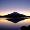 山中湖からの富士山