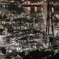 工場夜景。②