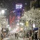 雪国のような六区通り