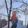 枝の雪下ろし