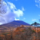 千ヶ滝手前から浅間山