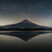 upside Down Fuji and the Milky Way
