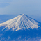 見下ろす富士山