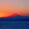 葉山富士夕景