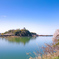 城と桜と清流