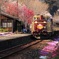 お花見観光列車