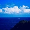 足摺岬の灯台と積乱雲