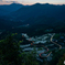 丸山千枚田の夕景