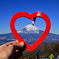 箱根外輪山　金時山からの富士山