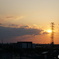 夕焼けと雲