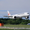 鹿児島空港５０周年　A350初飛来