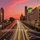 夕焼け陸橋
