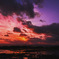 雨上がりの夕焼け