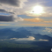 山中湖を照らす