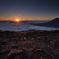 山の日の朝