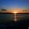 夕暮れの海岸