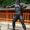 住吉神社　古代力士像