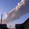 新燃岳の噴煙