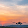 伊丹空港　夕陽