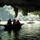 Paddling through the tunnel