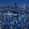 東京　恵比寿ガーデンプレイスの展望台から