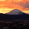 積雪した富士山①