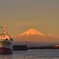 夕焼け富士山