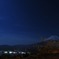 夜景の富士と山中湖