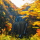 袋田の滝：秋