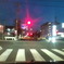信号まち。