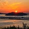 下津井瀬戸大橋の夕景！！