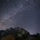 妙義山の秋の夜