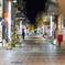 寂しさのある夜の光る街