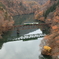 晩秋の只見川第3橋梁