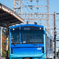 青空と青い「電車」