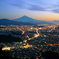 静岡の灯りと富士