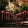 紅葉しはじめの貴船神社