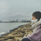 冬の海辺