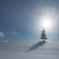 青空の雪