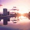 鏡映しの夕暮れ