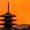 東山の夕日(速報版)