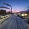 苫小牧駅から見る夕暮れ
