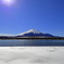 真冬の山中湖