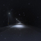 雪降る夜の未踏地