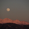月と夕映