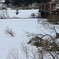 除雪されないところ