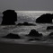 光る海
