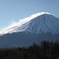 荒れる富士